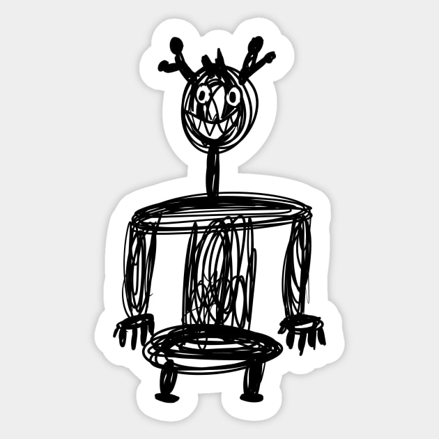 Scaribot Sticker by Pheona and Jozer Designs